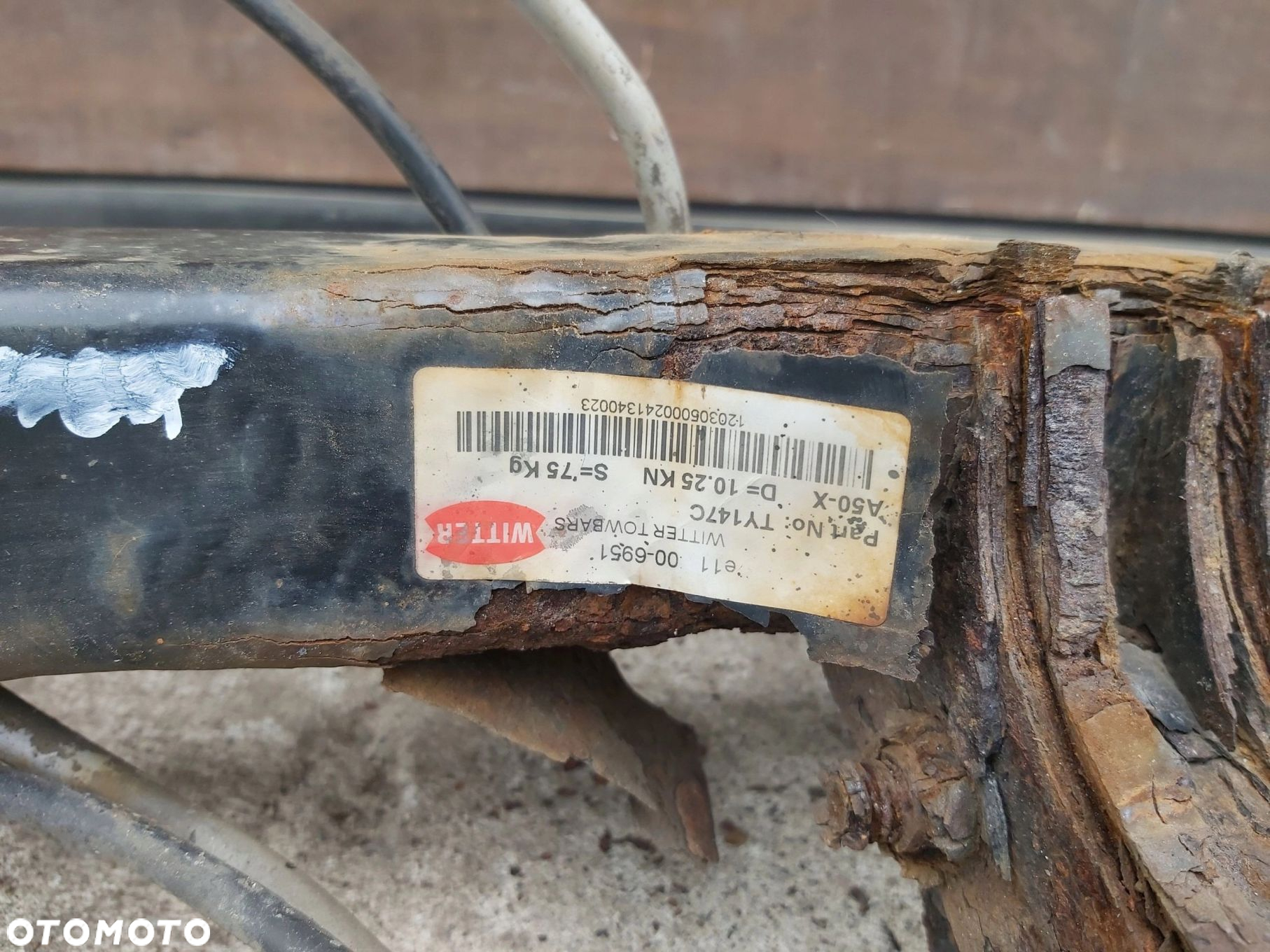 Toyota Rav4 III hak holowniczy przyczepki tył WITTER - 6