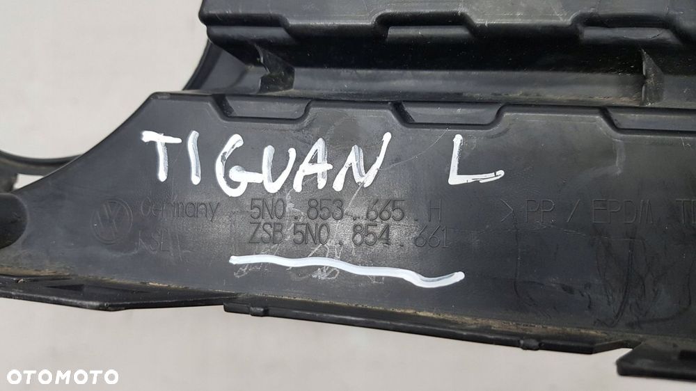 volkswagen tiguan i lift kratka zderzaka przedniego lewa - 6