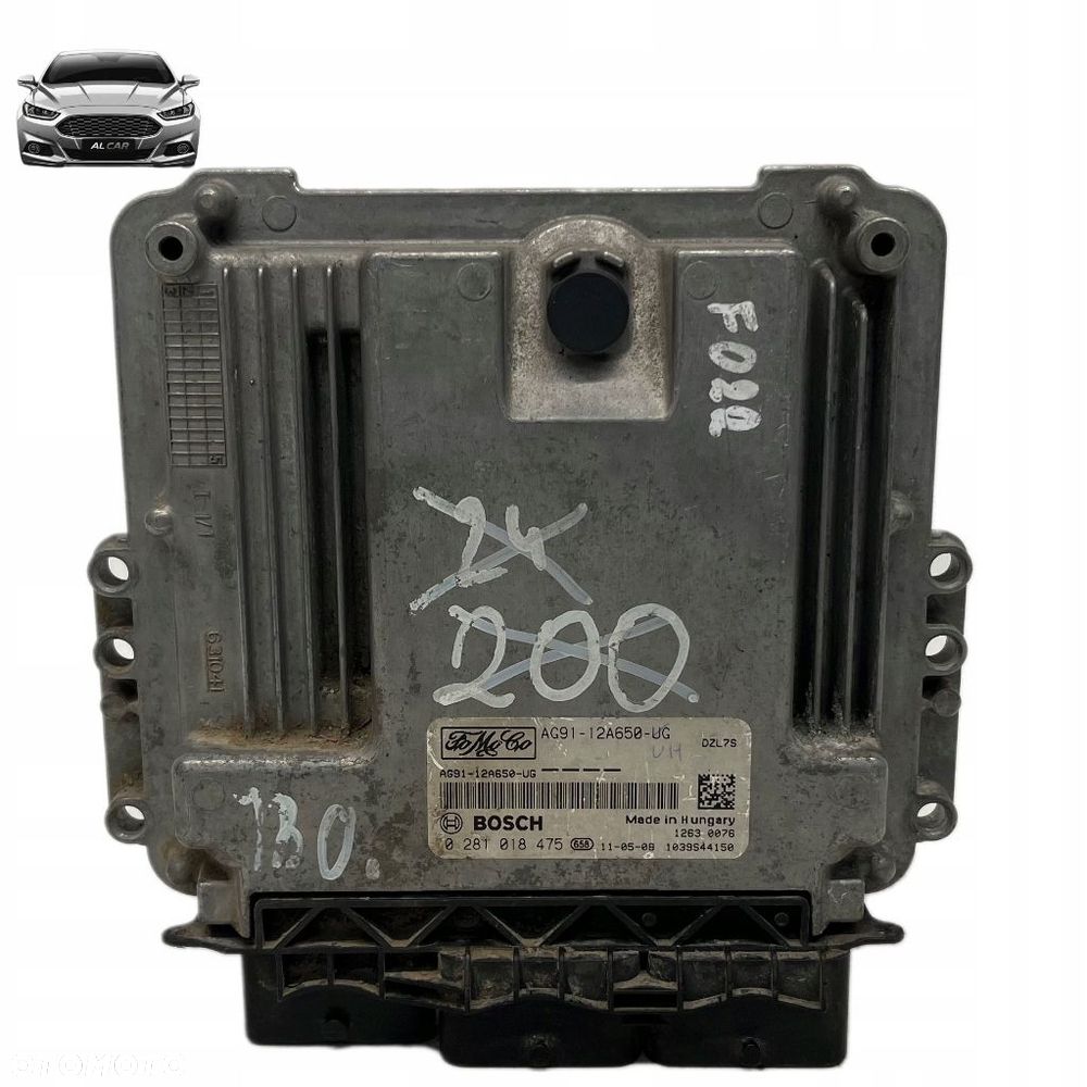 STEROWNIK SILNIKA 2.2 TDCI EURO 5 MONDEO MK4, S-MAX MK1 AG91-12A650-UG - 1