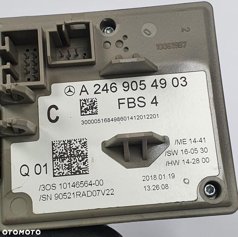 STACYJKA KLUCZYK PILOT MERCEDES W246 A2469054903 - 4
