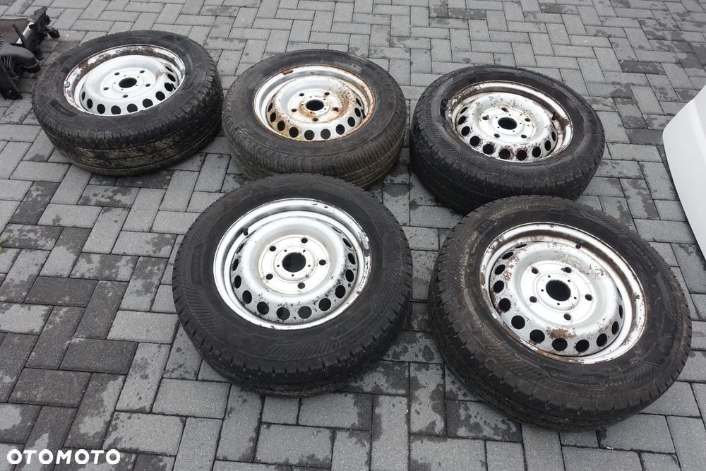 KOŁA FELGI STALOWE TRANSIT CUSTOM 16" 6,5 ET60 5X160 14r. + ZAPAS - 1