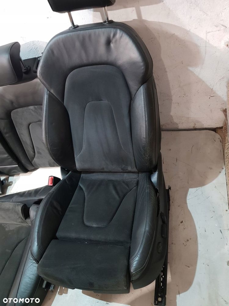fotele kanapa komplet audi a4 b8 07- alcantara elektyczne eur - 15