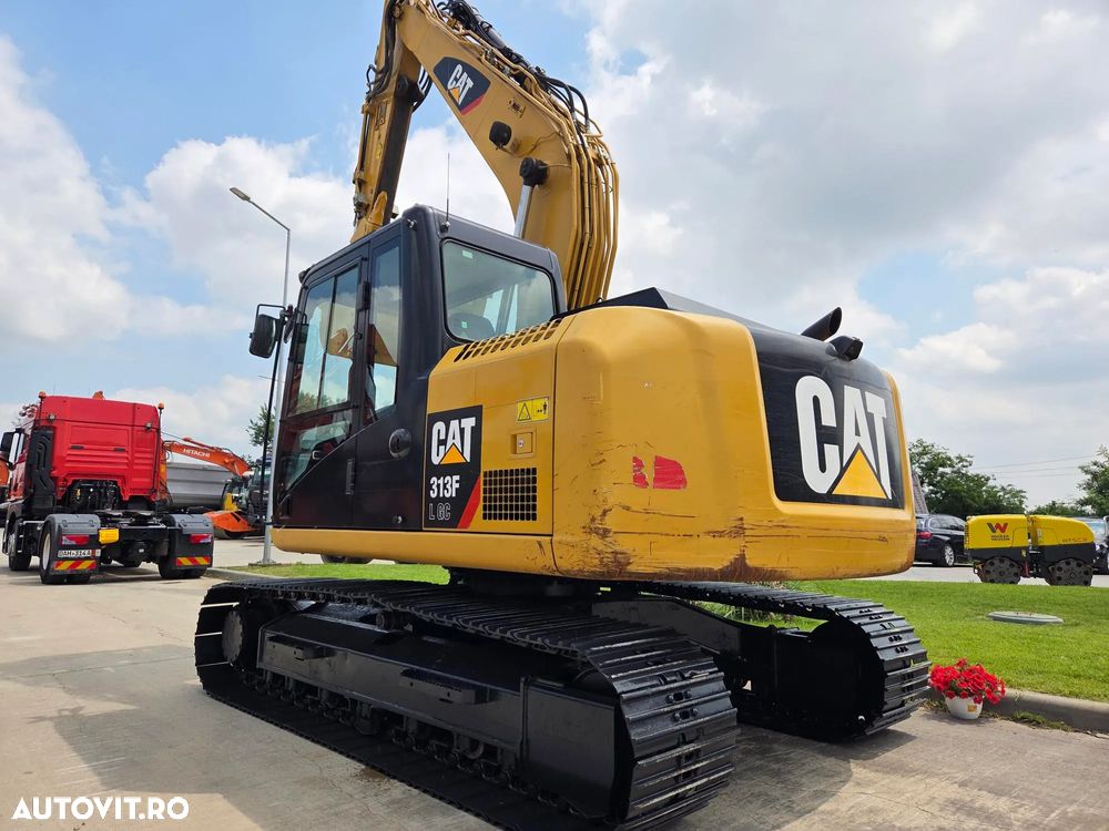 Caterpillar CAT 313F, 2018, 3.980h, CUPLA RAPIDA hidr, cupa NOUA, instalatia picon pe brate, camera spate, camera dreapta, motor CAT 115CP, posbilitate leasing 3 ani, STARE FOARTE BUNA produs in Japonia, PROMOTIE 59.900 EUR+Tva - 1