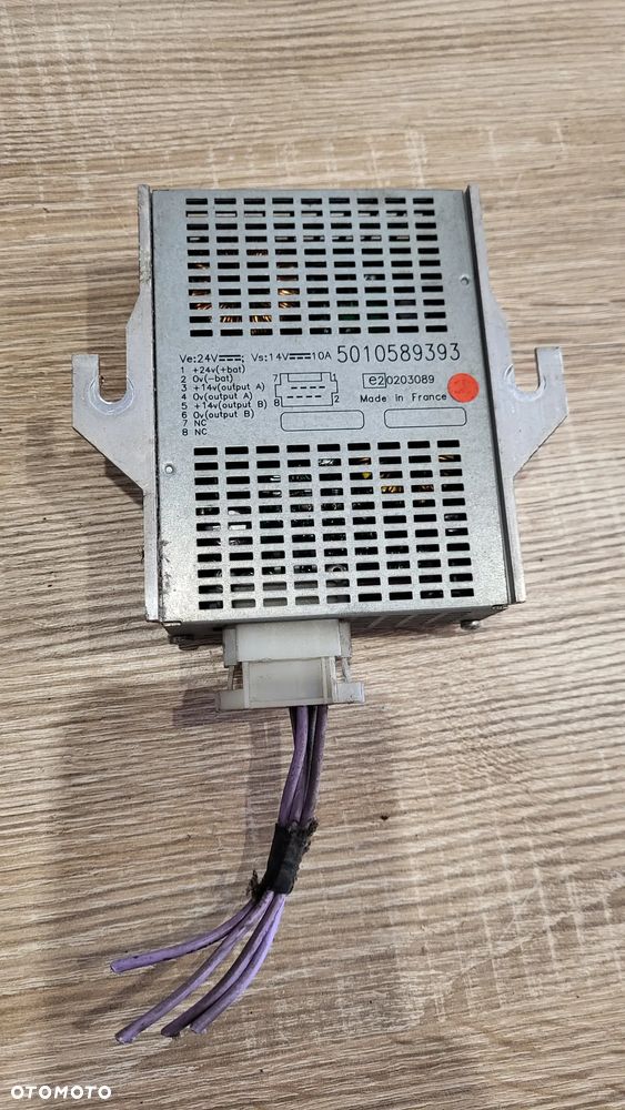 5010589393 Przetwornica napięcia do pojazdu marki: Renault Magnum - 1