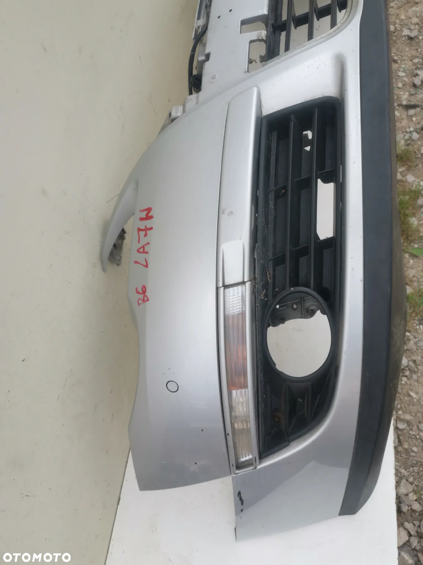 ZDERZAK PRZEDNI PRZÓD VW PASSAT B6 LA7W PDC KOMPLETNY - 7