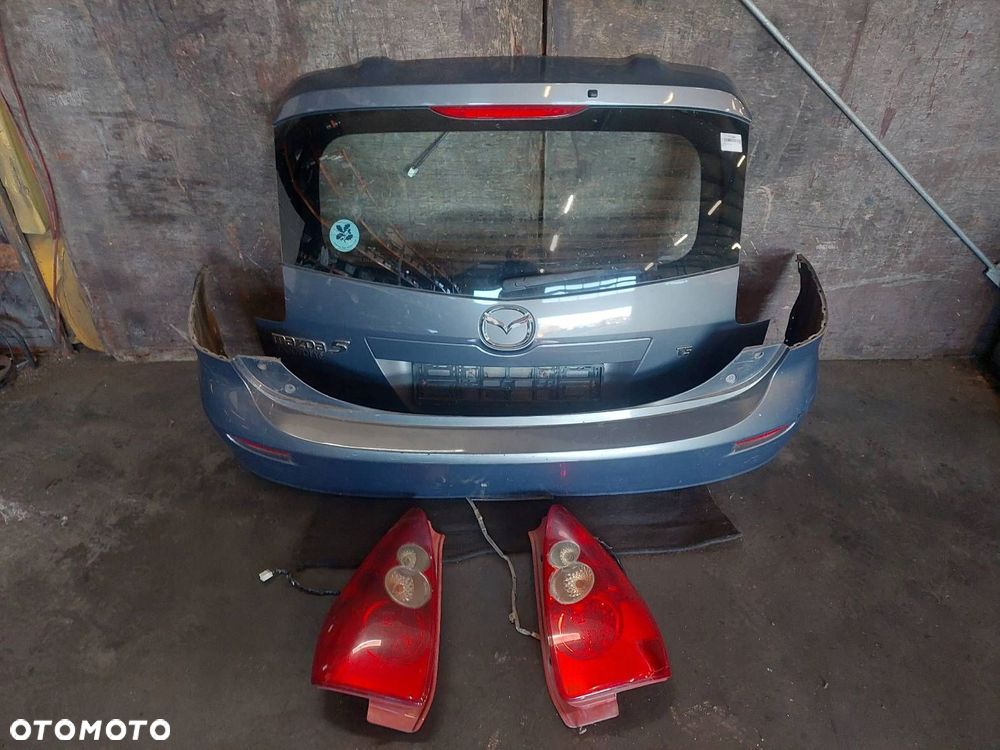 KOMPLETNY TYŁ MAZDA 5 I 32S ZDERZAK KLAPA LAMPY - 1