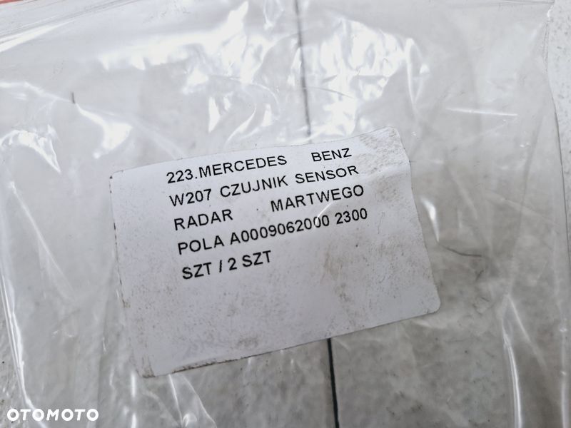mercedes w207 czujnik sensor radar martwego pola a0009062000 - 2