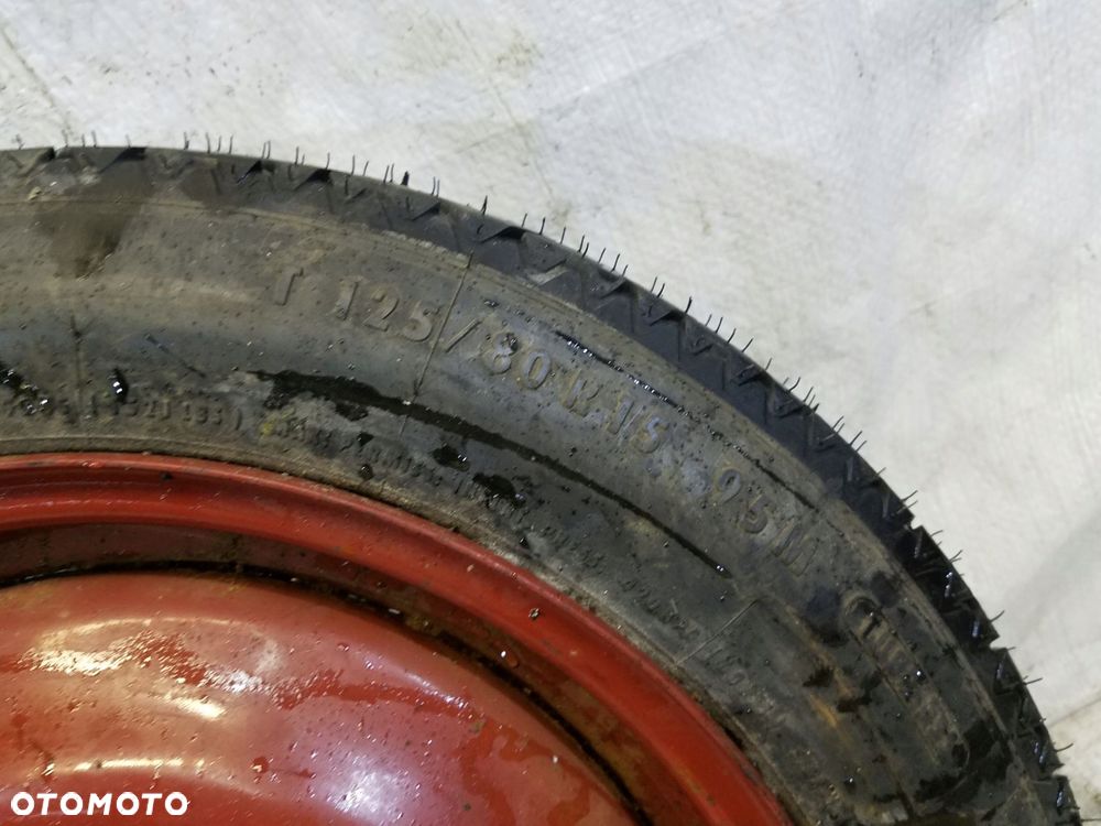 koło dojazdowe dojazdówka peugeot 207 cc r15 15'' - 3
