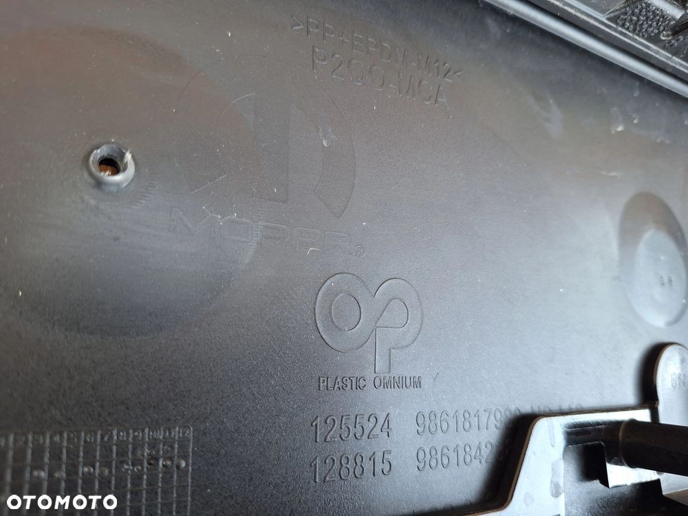 OPEL MOKKA II B LIFT 24- 25- NIE KLEJONY! KPL+WLOTY POWIETRZA+ŚLIZGI ZDERZAK PRZÓD PRZEDNI ORYG. 9861817980 WYSYŁKA 24H - 12