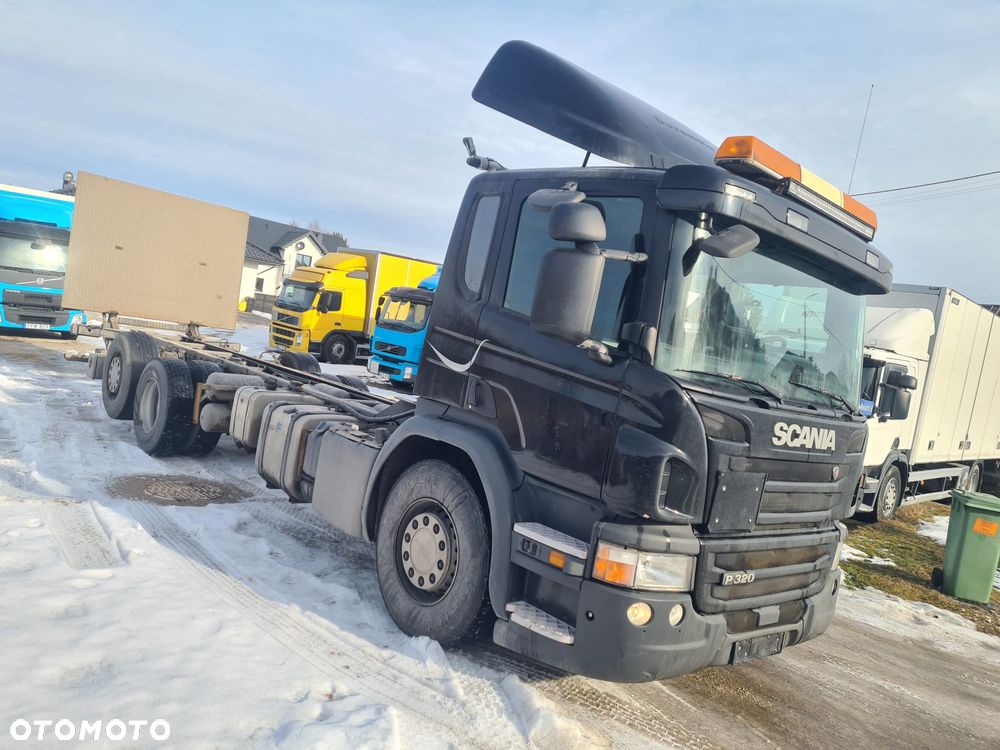 Scania P320 6X2 EURO6 RAMA DO ZABUDOWY Z HYDRAULKĄ