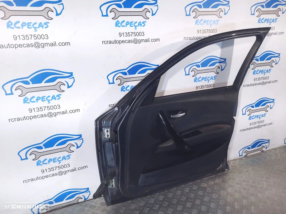 PORTA FRENTE FRONTAL DIREITA BMW SERIE 1 E87 41517191012 7191012 QUARTELA FECHO ELEVADOR MOTOR PUXADOR VIDRO - 4