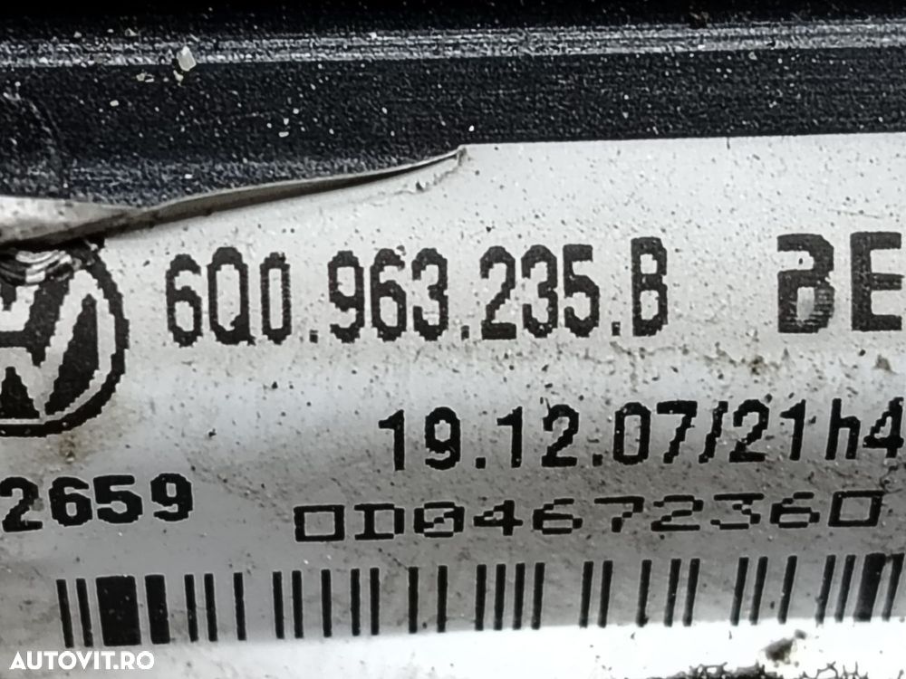 Rezistenta electrica bord 6q0963235b 1.9 tdi ASY Volkswagen VW Polo 4 - 3