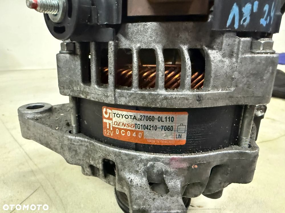 Alternator Toyota Hilux 2.4 18' - 27060 - OL110 - oryginalny - 2