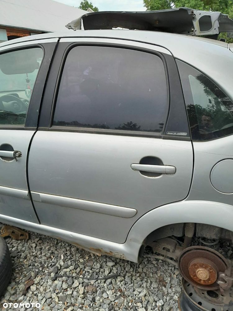 CZĘŚCI Citroen C3 5 - Drzwi PRZÓD prawe lewe TYŁ prawe lewe srebrne - 1