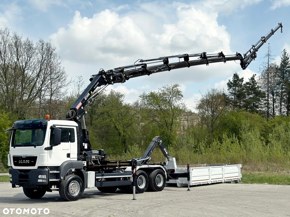 MAN TGS 33.400 *HAKOWIEC+HIAB 288 E-6 HIPRO+JIB 70X-3+PILOT + KONTENER / 6x4 - 2