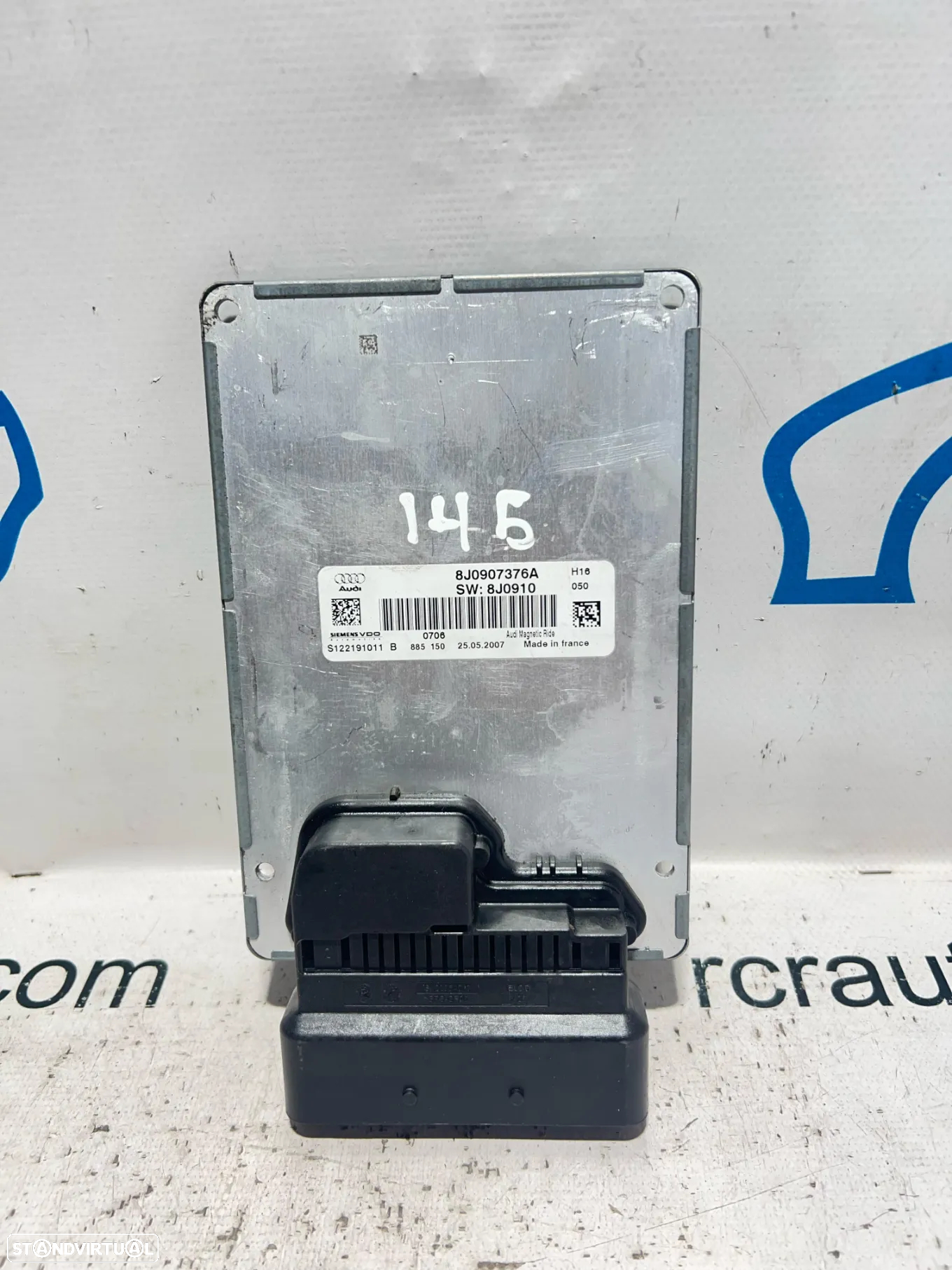 .Centralina Modulo Suspensão Siemens VDO VW VAG Audi TT 8J 8J0907376A / S122191011 - 2