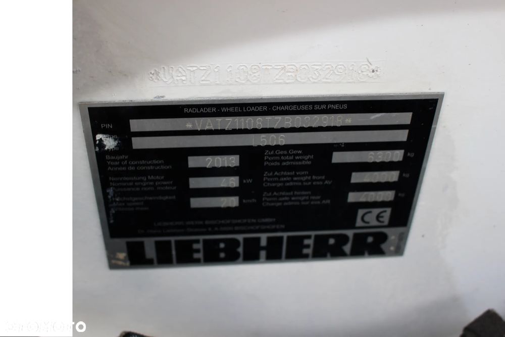 Liebherr L506 STEREO / ŁYŻKA / WIDŁY / SZYBKOZŁĄCZE / SPROWADZONA Z FRANCJI/ - 13