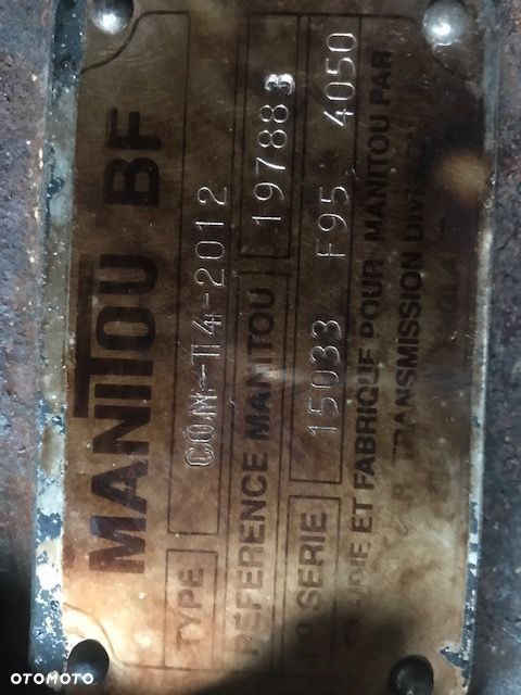 Skrzynia Manitou - Części Com-T4-2012 - 7