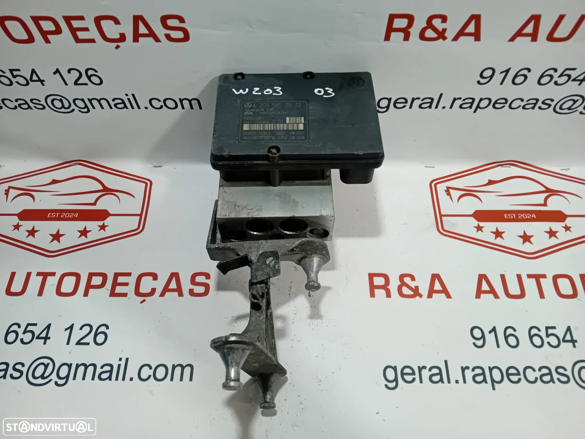 Módulo ABS Mercedes Class C W203 Ref A2034310812 CLKA 2095452532 Original - 2