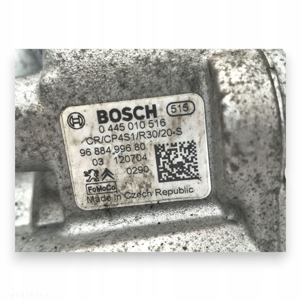 POMPA WTRYSKOWA Citroen C3 C4 Focus 1.6 HDi 0445010516 9688499680 BOSCH - 5