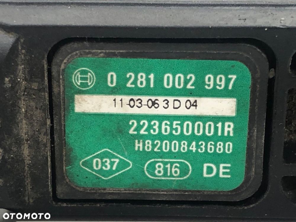 MAP SENSOR - 45.00 PLN - RENAULT MEGANE III liftback (BZ0/1_, B3_) 2008 - 2022 1.5 dCi (BZ0C) 66 kW - 4