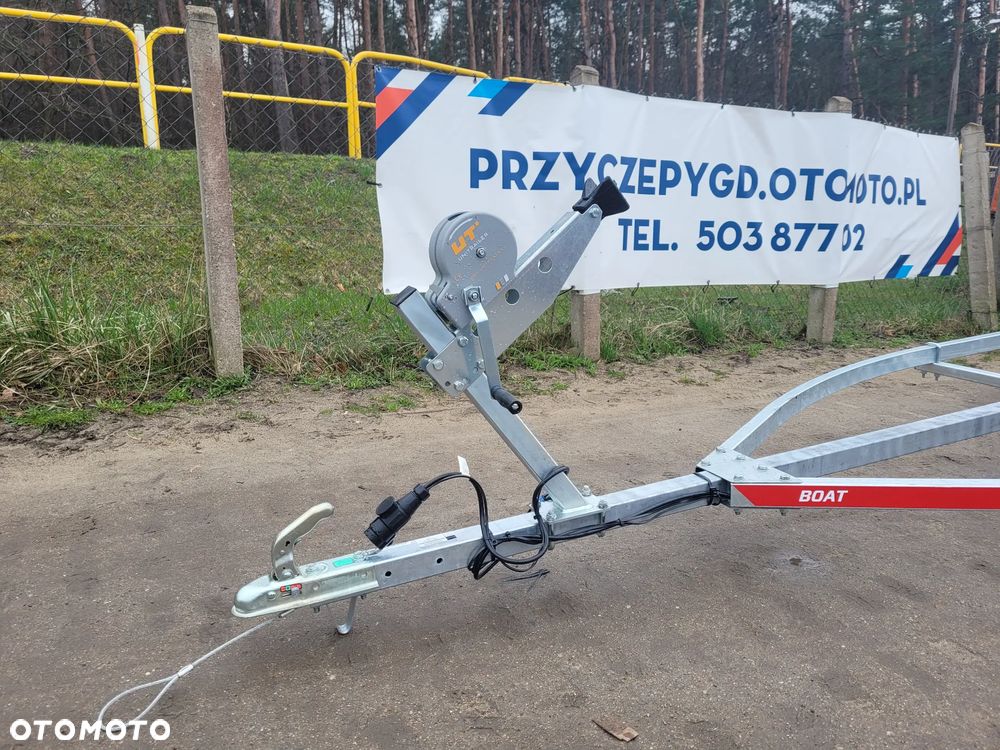 TEMARED Przyczepa B600 łódź do 5,8m DMC 750 kg lekka podłodziowa - 6