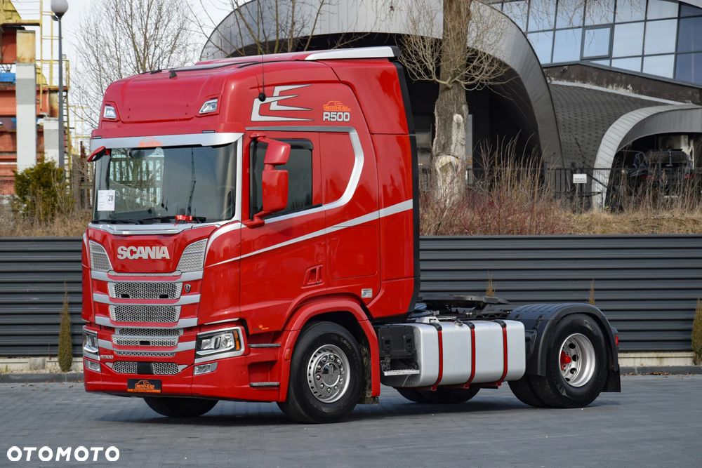 Scania R500 / FULL AIRMATIC / HYDRAULIKA / RETARDER / KLIMATYZACJA POSTOJOWA / ACC / KLIMA / FULL LEDY / 2021 / SERWISOWANA / SPROWADZONA - 1