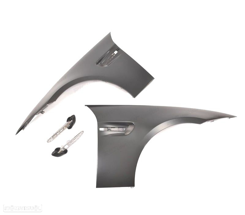 CONJUNTO DE GUARDA-LAMAS DIANTEIRO BMW E90 E91 05-12 LOOK M3 - 2