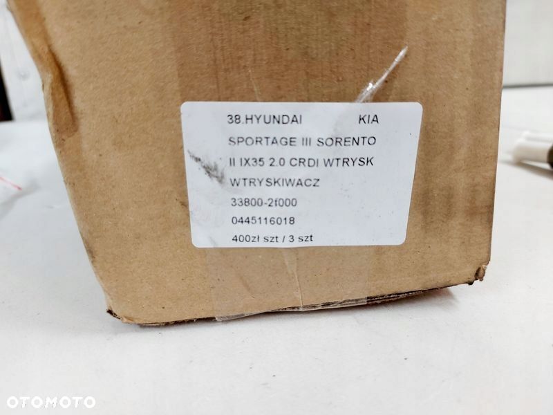 kia sportage 3 iii sorento ii ix35 2.0 crdi wtryskiwacz wtrysk paliwa - 9