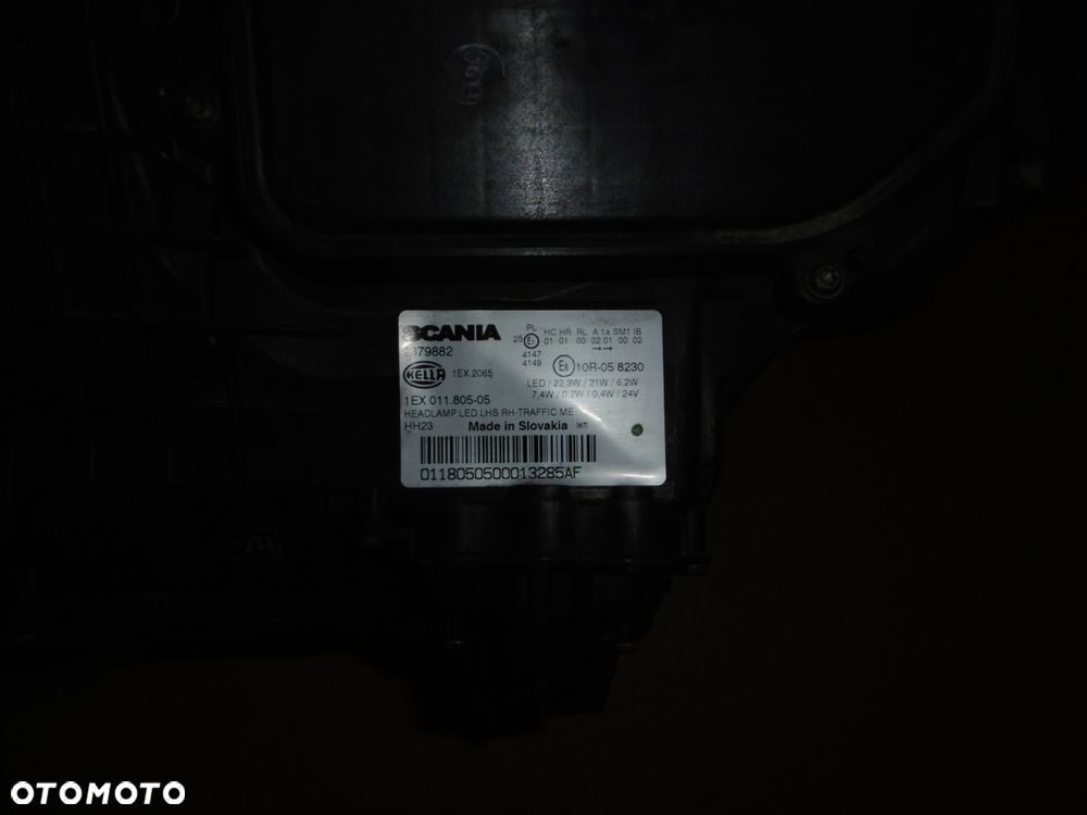 reflektor lampa full led lewy scania r s - 9