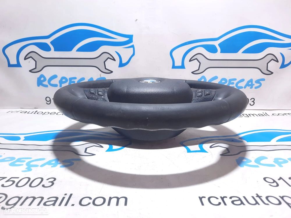 VOLANTE GUIADOR COMPLETO BMW SERIE 3 E91 TOURING E90 E92 E93 SERIE 1 E81 E82 E87 E88 X1 E87 PELE AIRBAG COMANDOS MULTIFUNÇÕES CONTROLO - 4