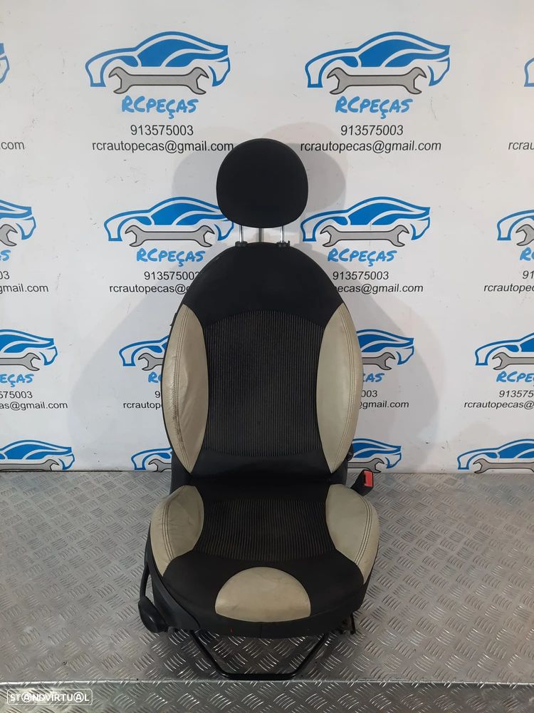 BANCOS FRENTE FRONTAL TRASEIRO TRÁS MINI ONE COOPER D S R56 TECIDO PELE AIRBAG ORIGINAL - 12