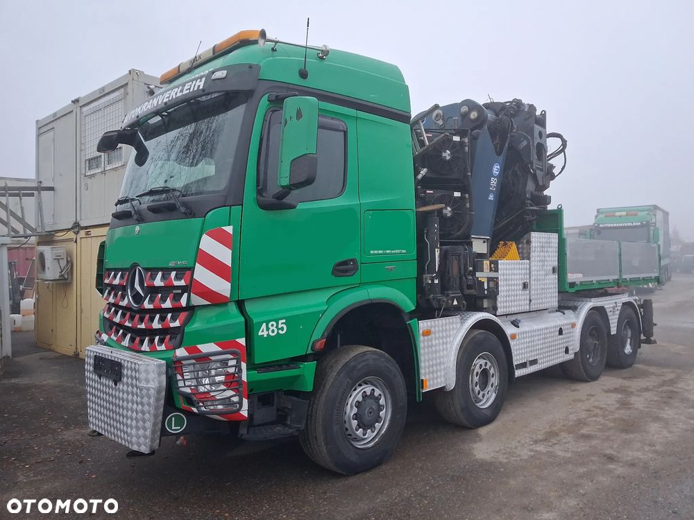 Mercedes-Benz Arocs 4151 Effer 1405 9S + Fly jib /8x6/ ciągnik siodłowy/ skrzynia / sprowadzony ! Stan Perfekcyjny ! - 1