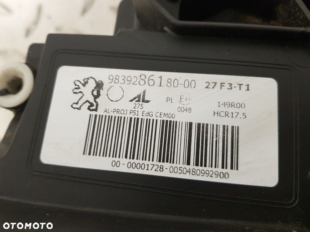 PEUGEOT 308 III T10 21- ORYGINAŁ LAMPA LAMPY KOMPLET PRAWA LEWA PRZEDNIA PRZÓD REFLEKTOR FULL LED EU - 7