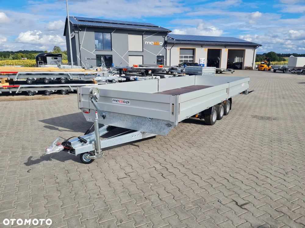 Niewiadów Dostawa Przyczepo-laweta 600x210 cm DMC3500kg BURTY ALUMINIOWE, KOŁO ZAPASOWE, AMORTYZATORY OSI - 8