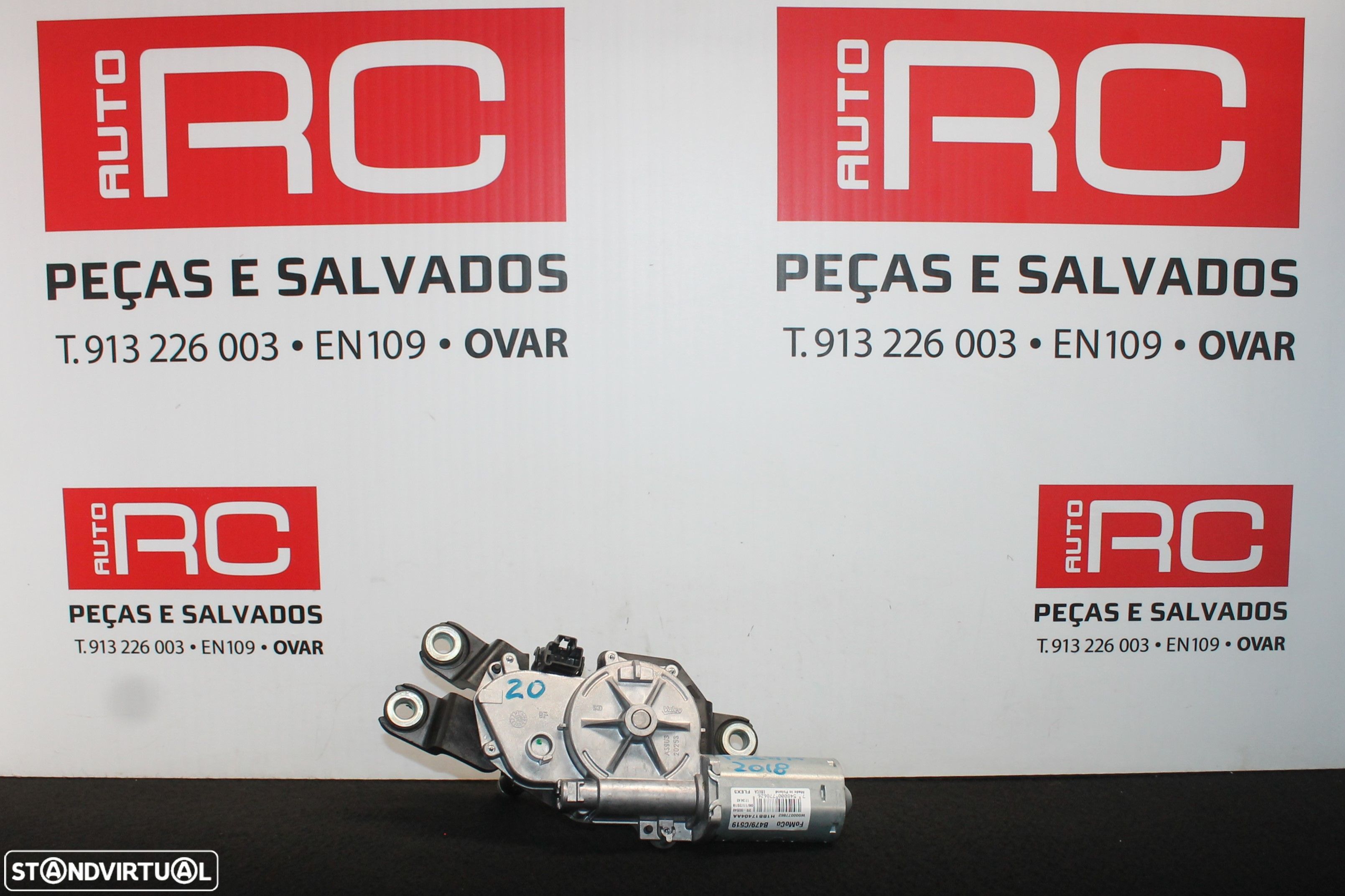 MOTOR LIMPA VIDRO TRASEIRO FORD FIESTA - 1