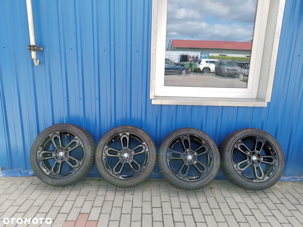 BMW IX1 X1 U11 X2 U10 FELGI ALUFELGI 8J ET46 6898051 OPONY 245/45R19 ZIMA - 1