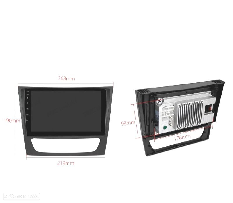 AUTORADIO GPS ANDROID 11 PARA MERCEDES E W211 02-08 W219 CLS 02-08 - 4
