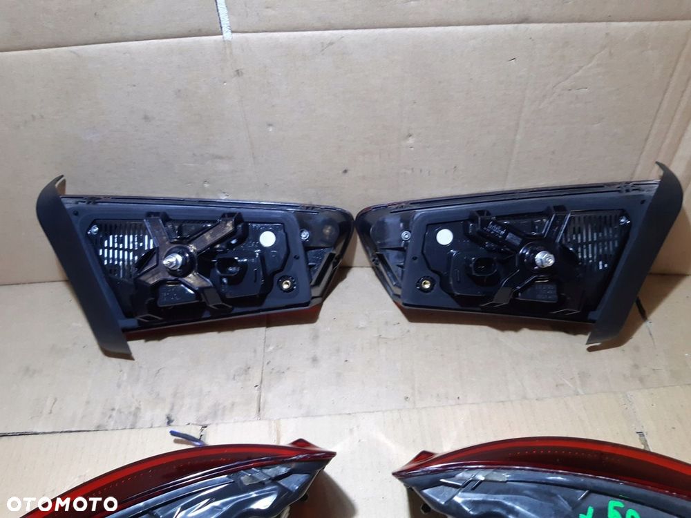 AUDI A6 C7 LIFT SEDAN LAMPY LAMPA LEWA PRAWA LED TYŁ KOMPLET CIEMNE - 4