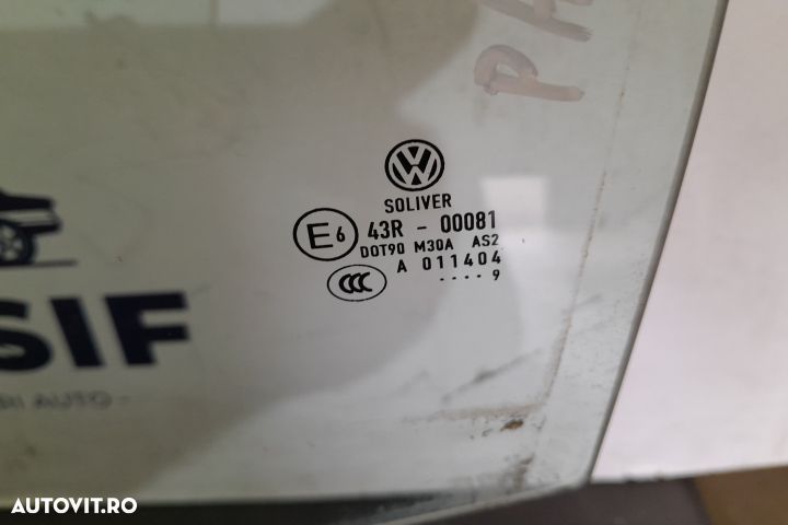 Geam usa spate stanga 43R-00081 43R-00081 Volkswagen VW Passat B6 [20 - 3