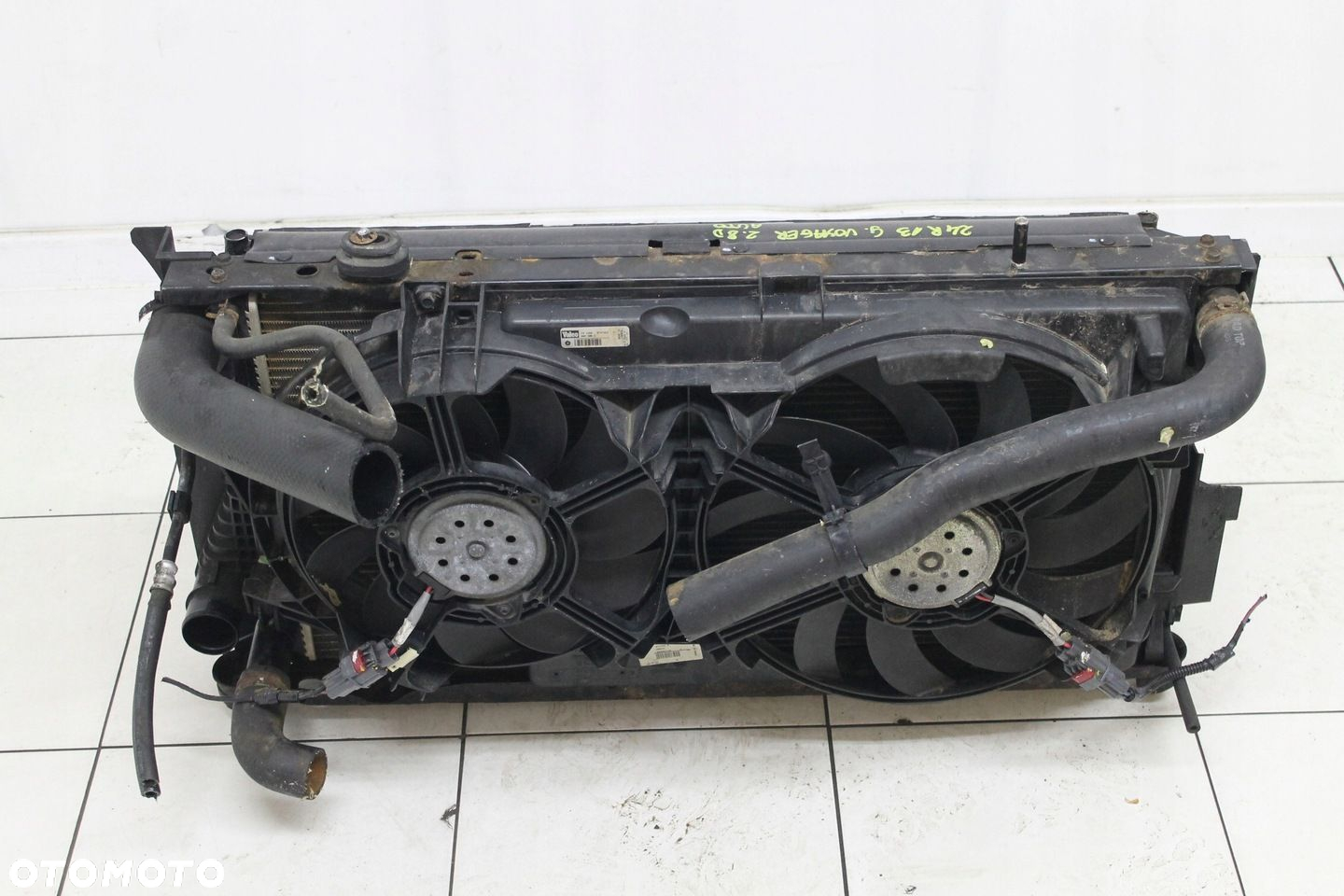 KOMPLET CHŁODNIC WENTYLATORY CHRYSLER VOYAGER IV 2.8 D CRD AUTOMAT - 2
