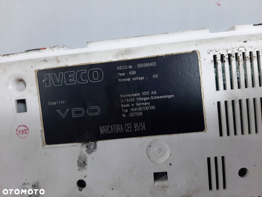 IVECO DAILY III 35S9 2.8D 00R LICZNIK ZEGARY 500366403 - 8