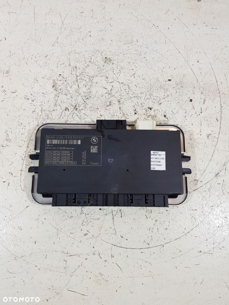 moduł sterownik świateł 9313929 bmw seria 5 f10 f11 lift eur - 1