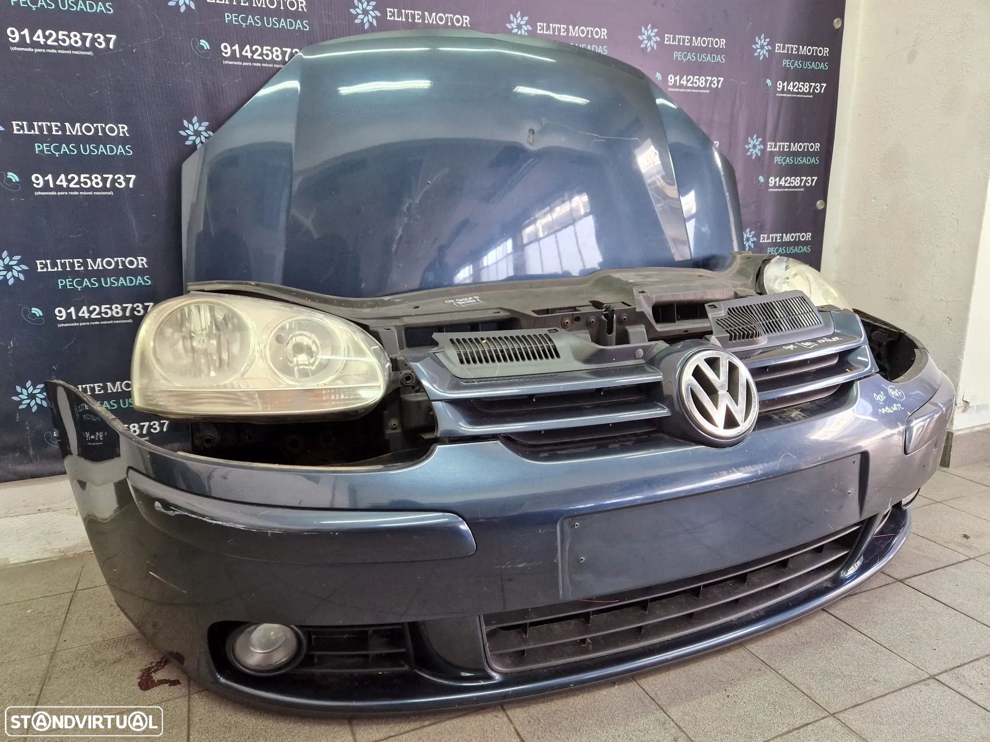 Frente completa usada VW GOLF V 5 1.9 TDI 105CV CAPOT PARACHOQUES OTICAS GUARDALAMAS VOLKSWAGEN - 1