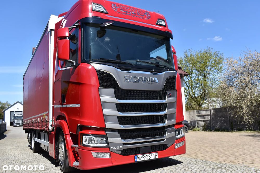 Scania S 500 FIRANA/OŚ PODNOSZONA/DACH I BOKI ZSUWANE - 6