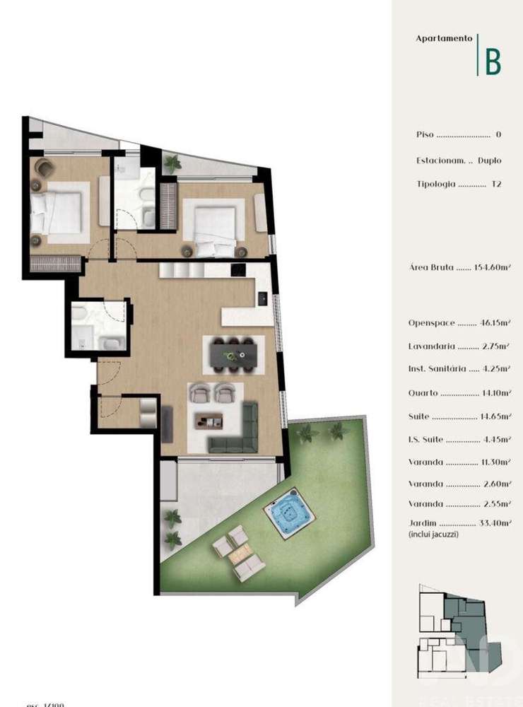 Apartamento T2 em Ponta do Sol de 120,00 m2 - Grande imagem: 5/7