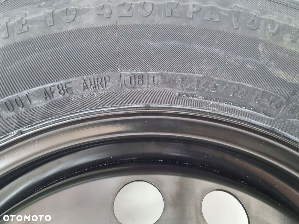 KOŁO DOJAZDOWE dojazdówka Nissan QASHQAI 145/90 R16 5x114,3 40300 JD077 - 7