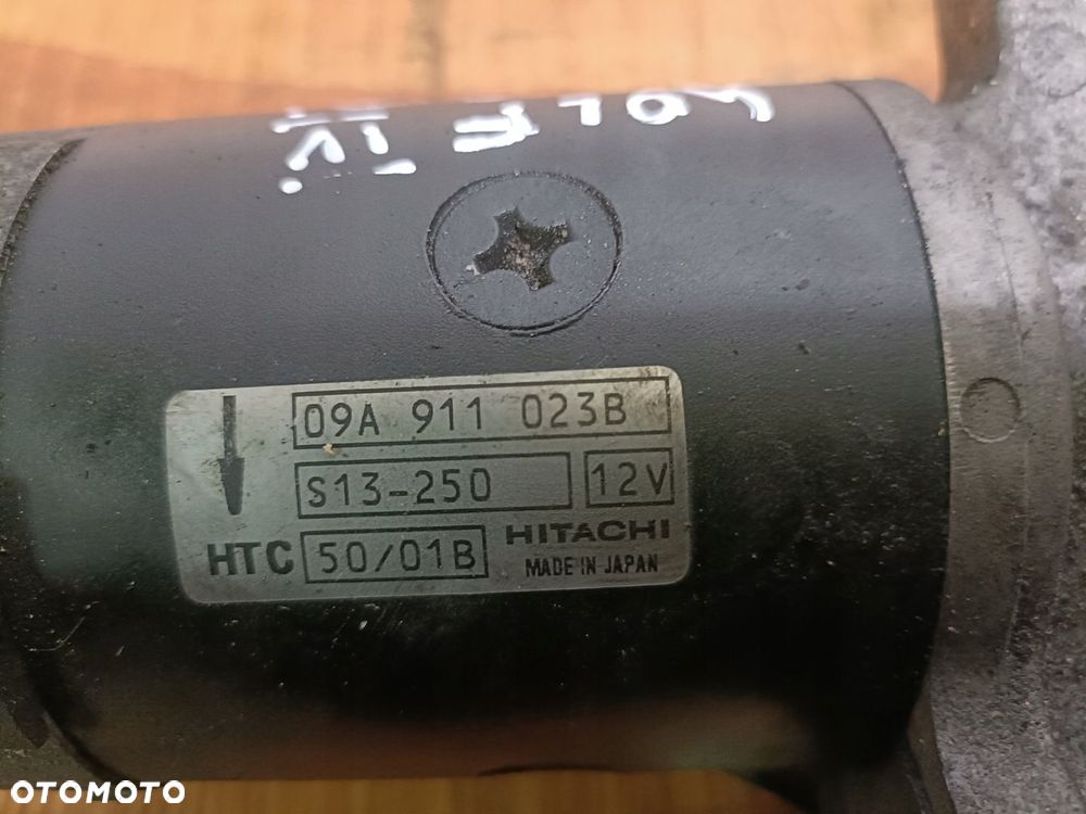 VOLKSWAGEN GOLF IV 4 99-06 1,9 TDI rozrusznik HITACHI 09A911023B * - 5