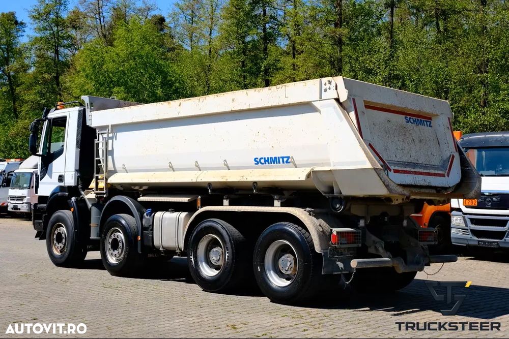 Iveco X-Way 480 | E6 | 8x4 | HARDOX | Schmitz 18m3 - 7