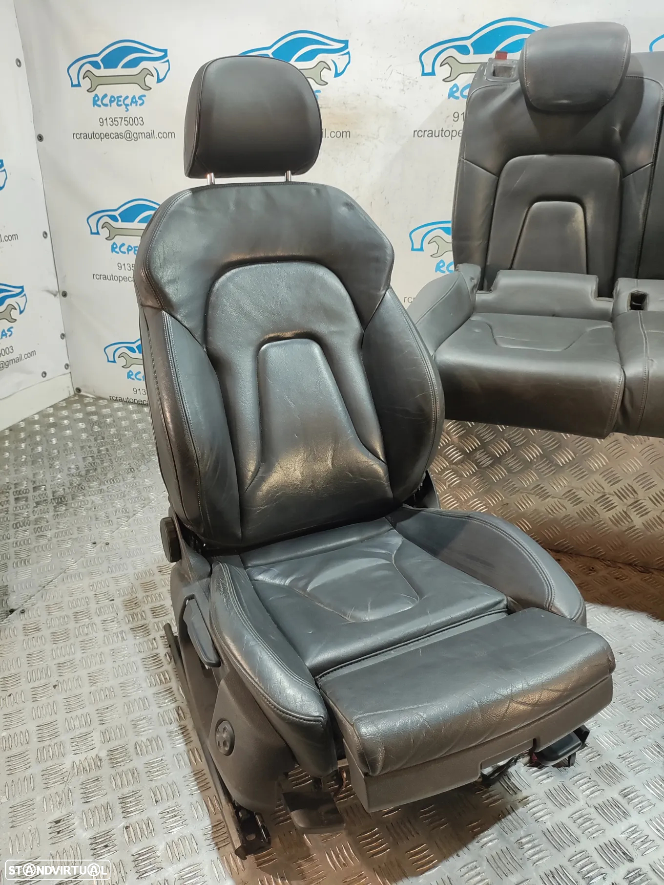 Conjunto Bancos Pele Audi A5 8T 8T3 Coupe S Line S-Line 3 Portas eléctricos - 5